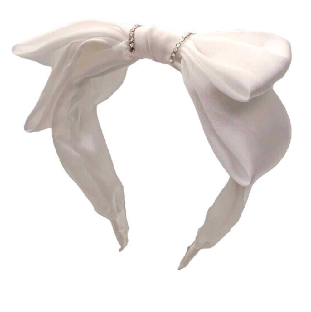 White Rhinestone Headband